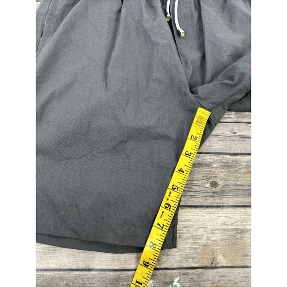 Jimmy Stuart Australia Bahamas Linen Cotton Shorts Mens Size L Gray Pockets - Picture 10 of 13